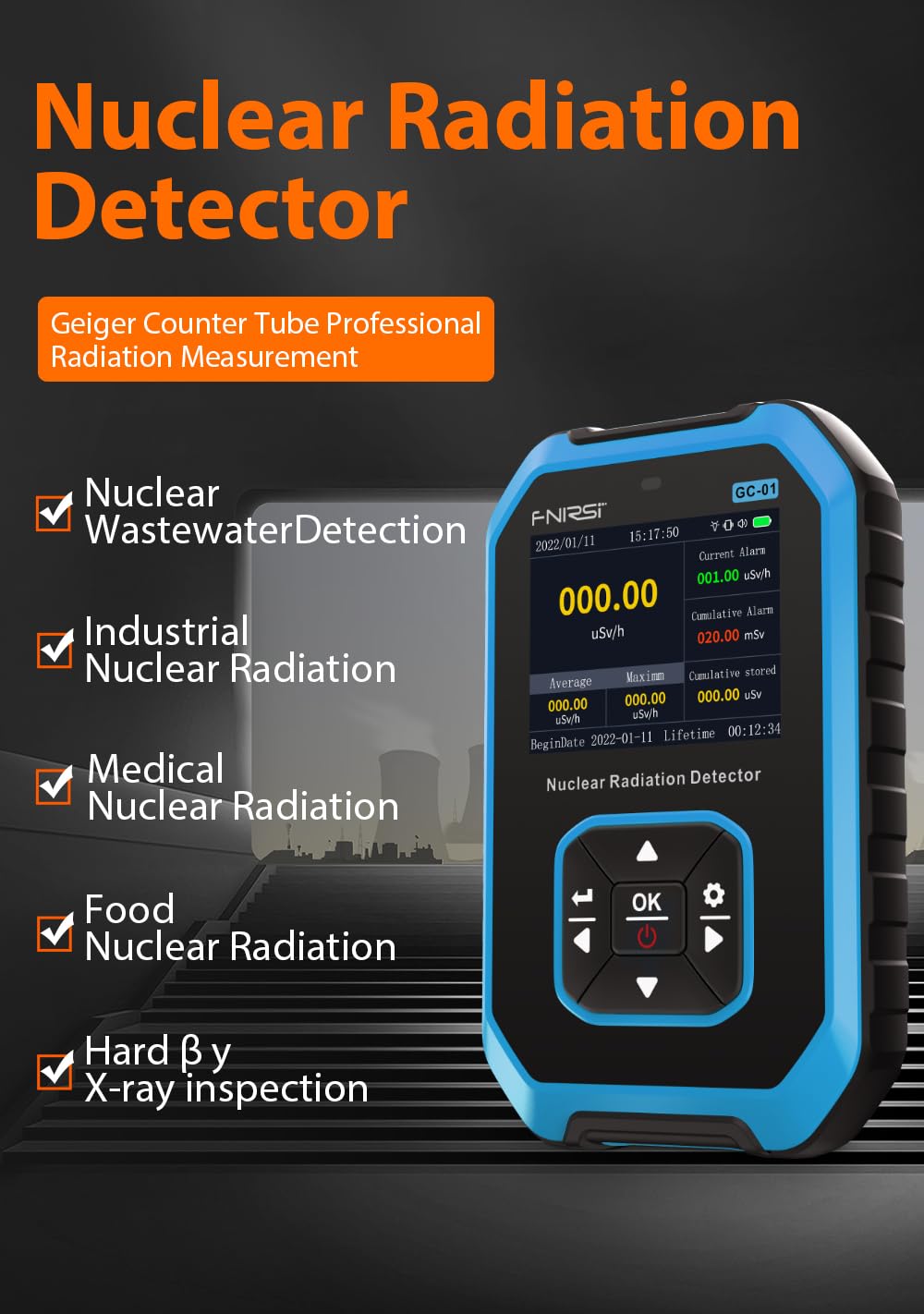 WESTOBIG Geiger Counter - Radiation Detector -2 WESTOBIG Geiger Counter - Radiation Detector -2