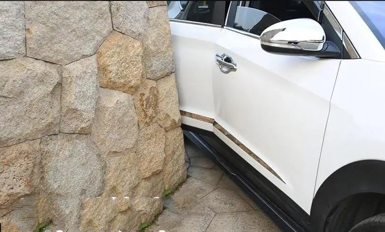Cubierta embellecedora de acero inoxidable para puertas de Hyundai Tucson 4