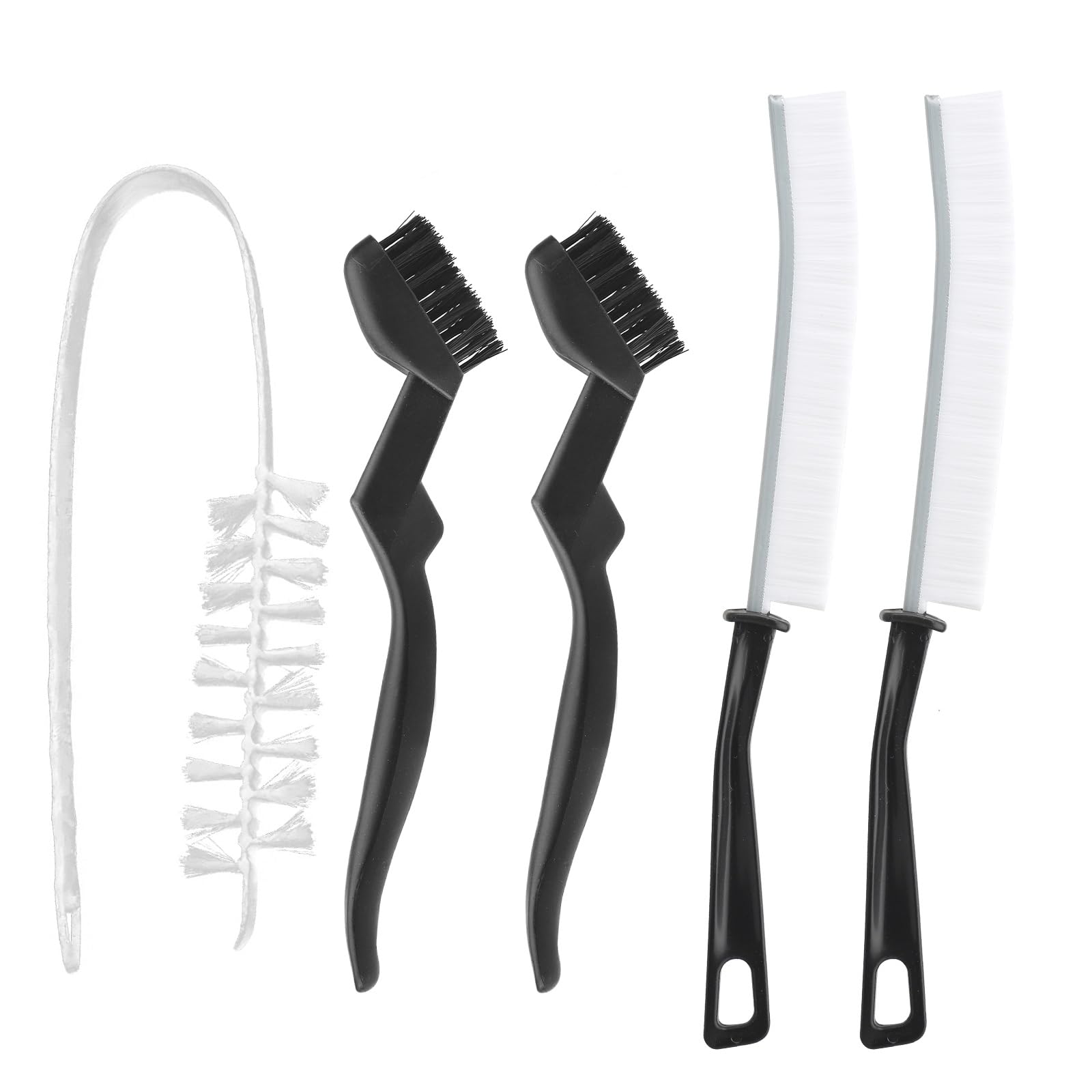 APOMOONS 5pcs ReinigungsbüRste Waschmaschinen BüRste Cleaning Brush with Long Handle Gap Cleaning Brush SpaltreinigungsbüRste Set ReinigungsbüRsten Geeignet FüR Waschmaschine, Klimatisierung, Bad