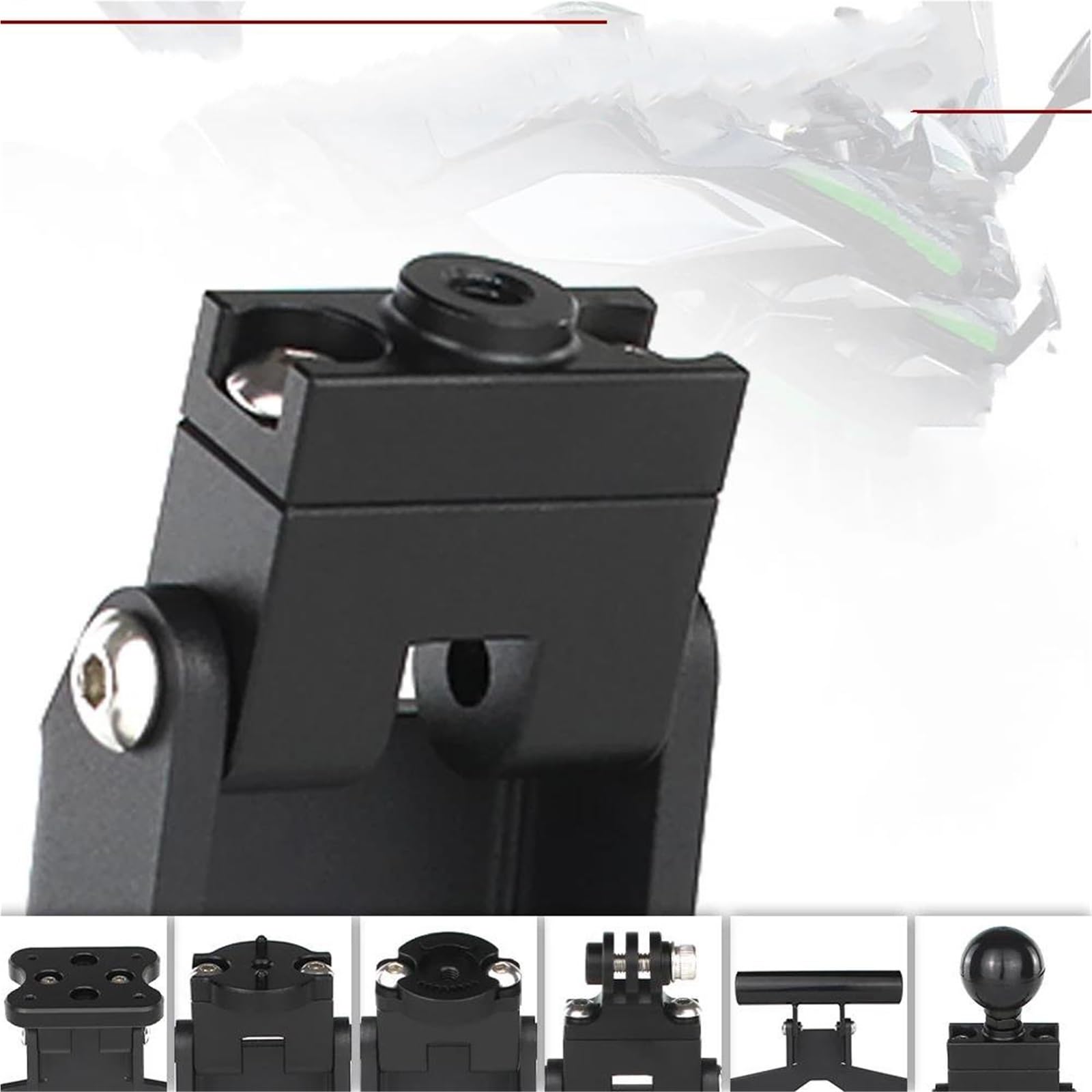 Soporte De Navegación para Motocicleta para Z1000SX 2011-2017 Y para Ninja Z1000 SX 2017-2024. Estable para GPS Teléfono Soporte De Placa GPS Navegación De Motocicleta