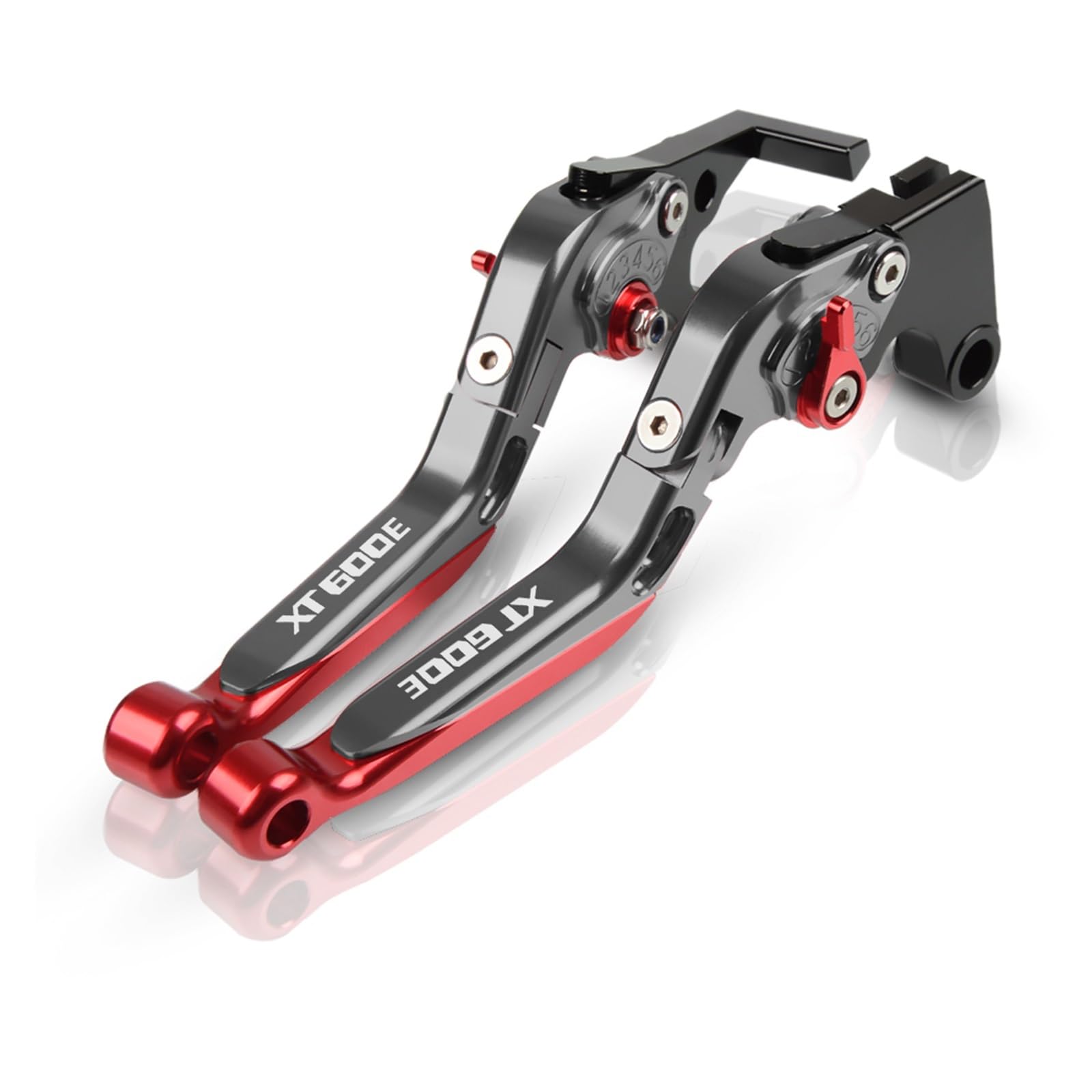 PONNYC Para Y&amaha XT 600 E XT600 E 1990-1998 1999 2000 2001 2002 2003 Palanca Embrague Freno Para Motocicleta Manija Plegable Ajustable Moto Embrague Maneta Freno (Color : 14)