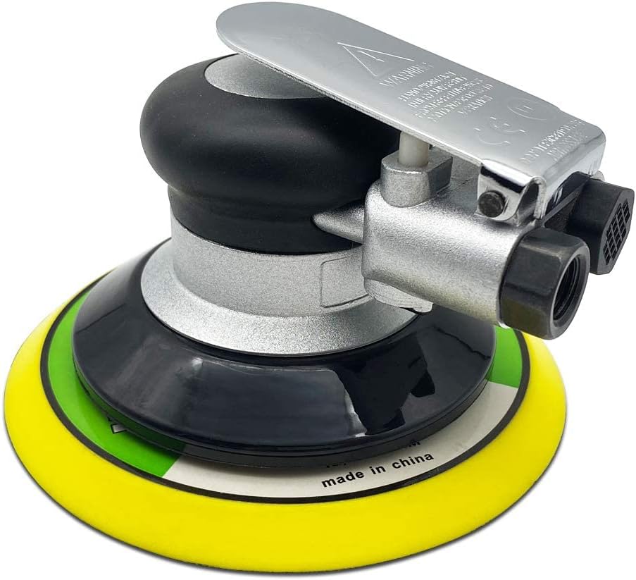Big Sale Senray Professional Air Random Orbital Palm Sander, 6-Inch Heavy Duty Dual Action Pneumatic Sander with 1pc Spare Plate, 8Pcs Sandpapers Get Special Price Senray Professional Air Random Orbital Palm Sander, 6-Inch Heavy Duty Dual Action Pneumatic Sander with 1pc Spare Plate, 8Pcs Sandpapers