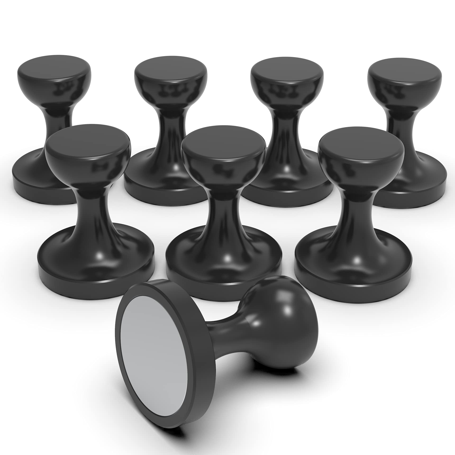 MHDMAG Coat Magnetic Hooks Heavy Duty Magnet Hanger, Magnet Hooks with Rare Earth Neodymium for Home, Office, Bags, Workplace or Traveling. Pack of 8(