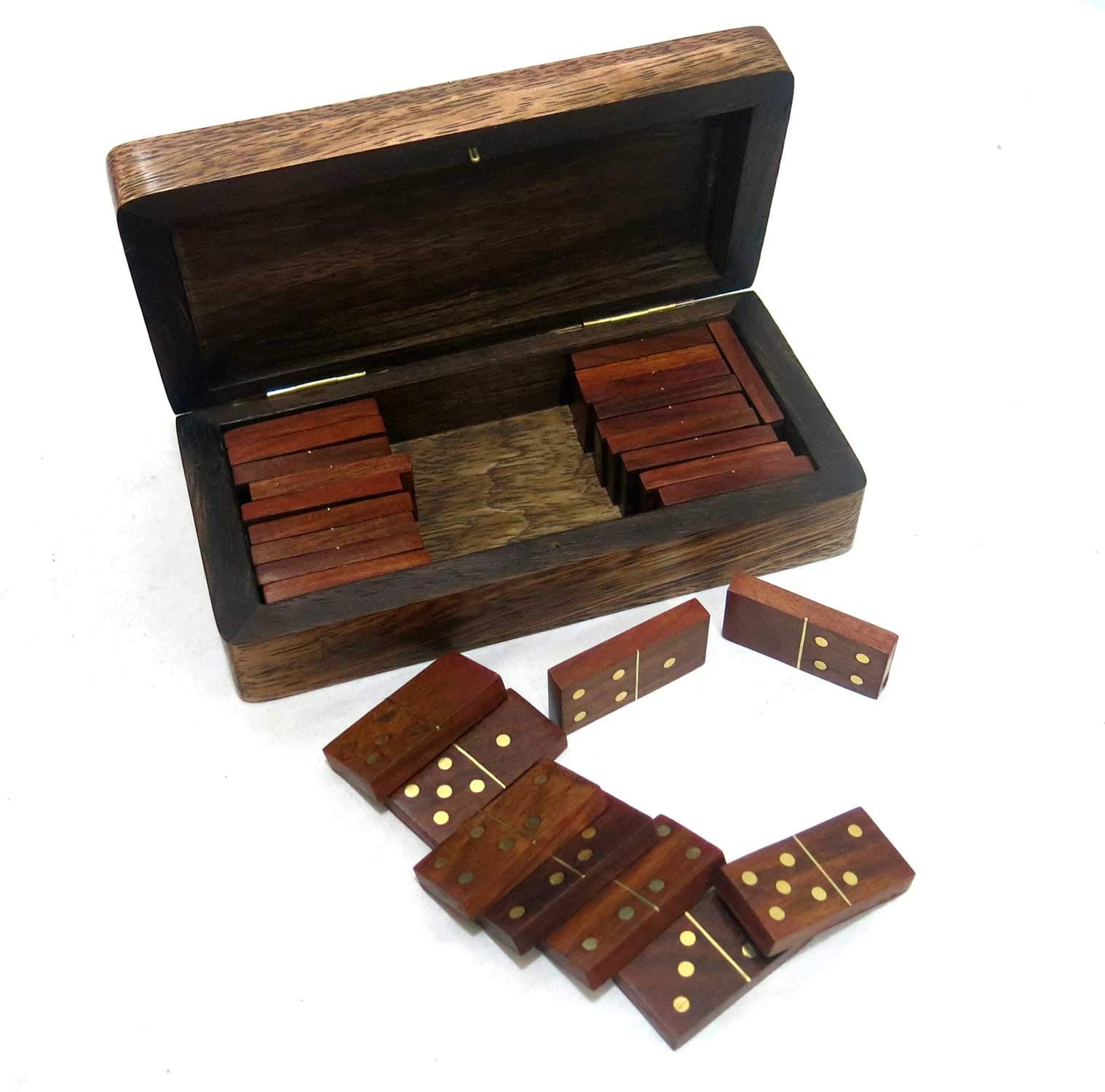 Ages Behind Wooden Domino Game Indoor Game Decorative Item Size - 6 x 3.5 x 1.5 inches (B07C97YW9Q) Amazon Price History, Amazon Price Tracker