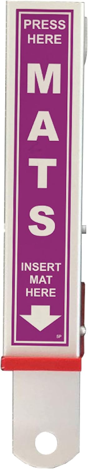 HI-TECH Car Wash Mat Clamps – Heavy-Duty Floor Mat Holders for Cleaning & Drying – Rust-Resistant Aluminum – Mountable – Holds All Mats – Purple, 1 Pack HI-TECH Car Wash Mat Clamps – Heavy-Duty Floor Mat Holders for Cleaning & Drying – Rust-Resistant Aluminum – Mountable – Holds All Mats – Purple, 1 Pack