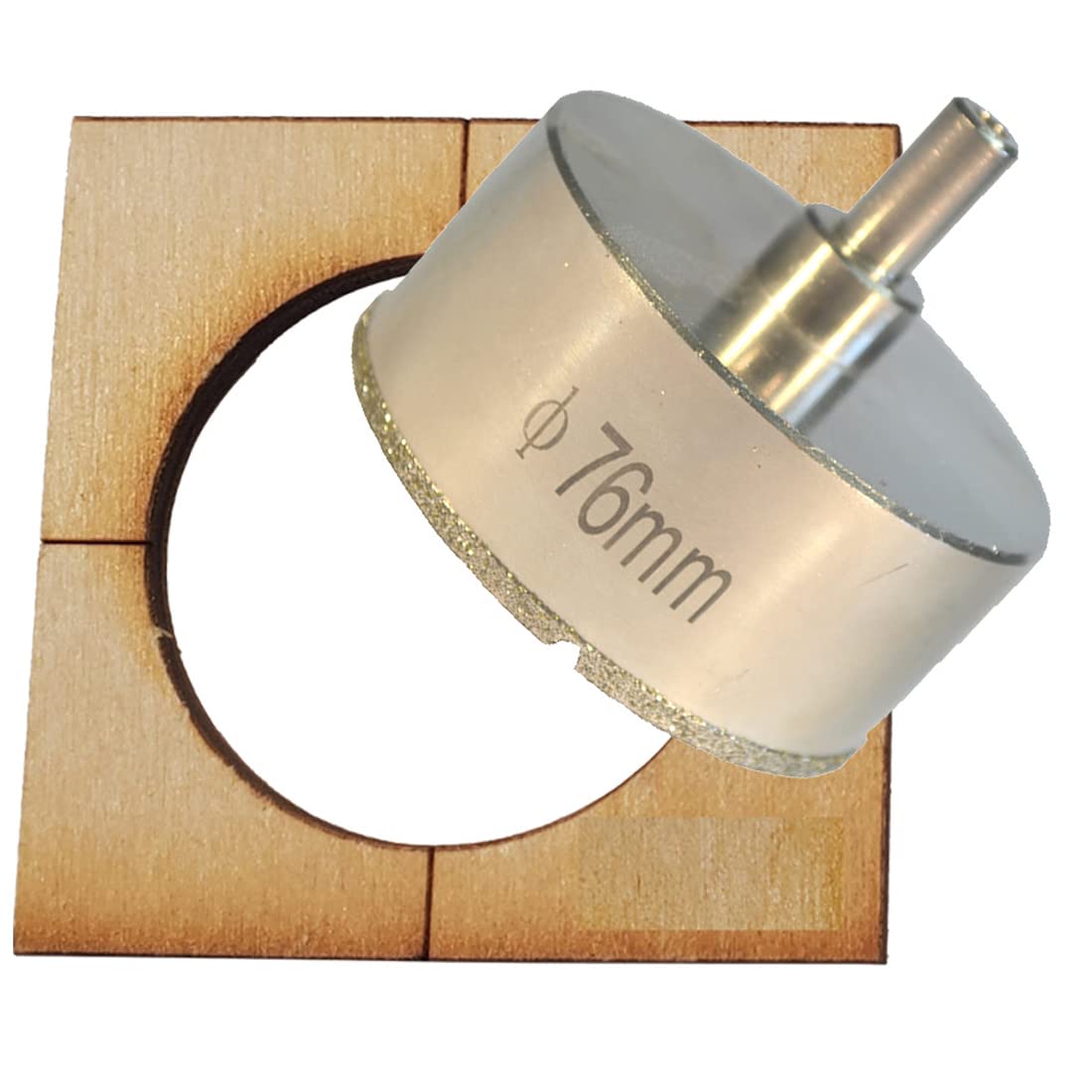 3" Hole Saw for Tile 3 inch Diamond Tipped Hole Saw for Tile with 3 inch Hole Saw for Tile Guide Large Diamond Tip Hole Saw For Shower Valve Porcelain Granite 3" Diamond HoleSaw for Toilet Flange Pipe โ image 1