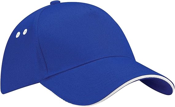 Beechfield B015 Ultimate 5-Panel Sandwich Peak - Tapa Unisex Adulto