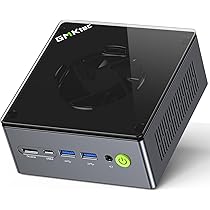 GMKtec Mini PC Gaming, M7 AMD Ryzen 7 PRO 6850H (8C, 16T 4.70Ghz) Dual NIC LAN 2.5G Desktop Computer, 16GB DDR5 RAM + 1TB Unità SSD PCIe, Dual USB4, HDMI 2.1, USB-C