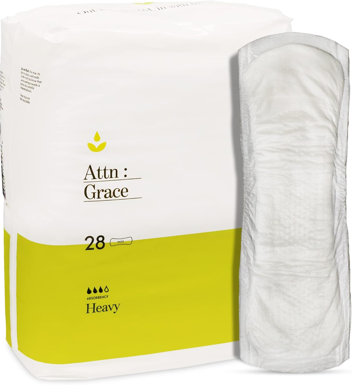 Attn Grace Heavy Incontinence Pads for Women (28Pack