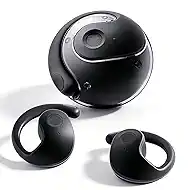 Over Open Ear Earbuds Wireless Bluetooth Open Ear Headphones Air Conduction Earbuds that Don't Go in Your Ear with Awareness of Surroundings with Over-Ear Hooks