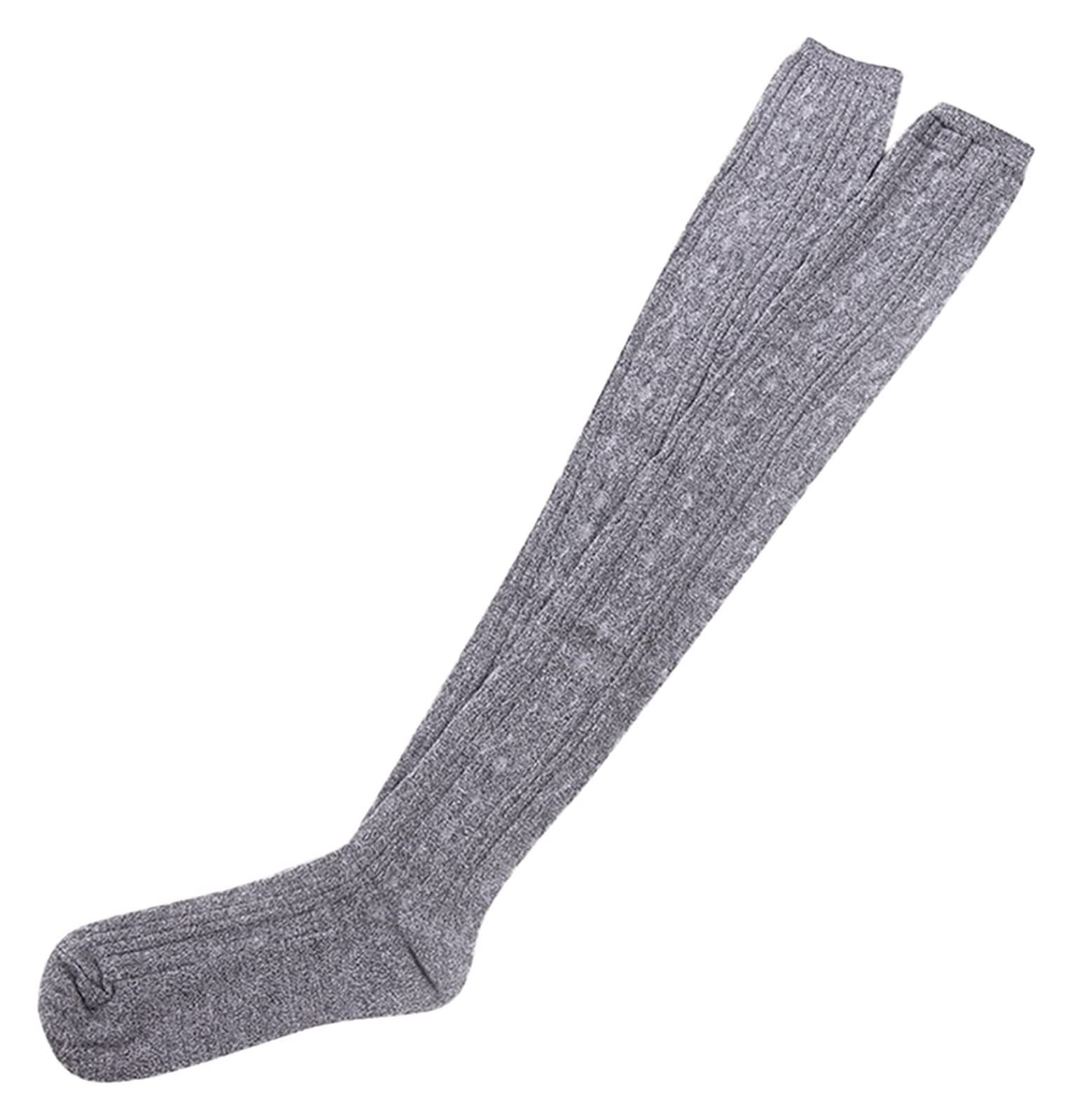 Wintersocken Bettsocken Damenstrümpfe Stricken Die Hohen Socken Mädchen Kniewarme Weihnachten Lang Über Damensocken Warme Flauschige Socken