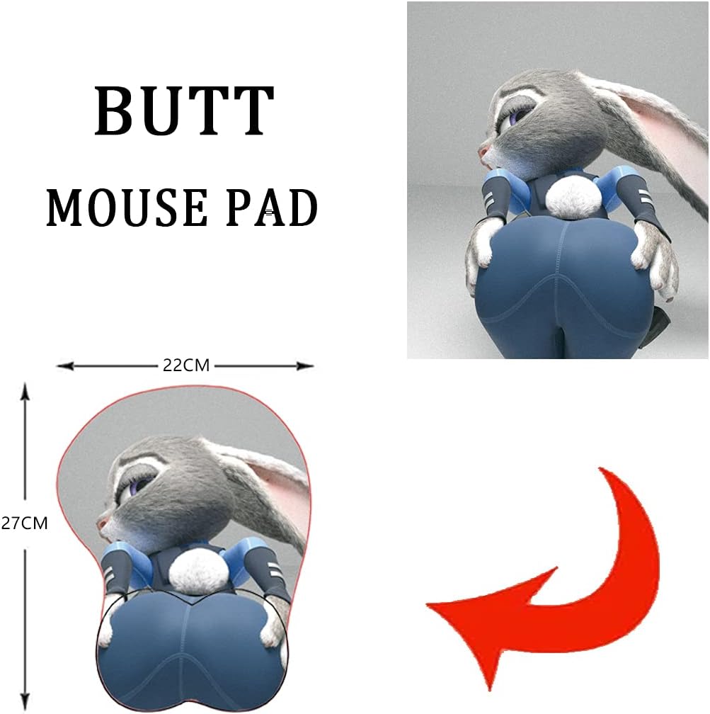 Custom Personalized Photo Picture Ergonomic Mouse Pad with Wrist Support Gel Computer Anime Mouse Pads Cute Mouse Pad with Wrist Rest