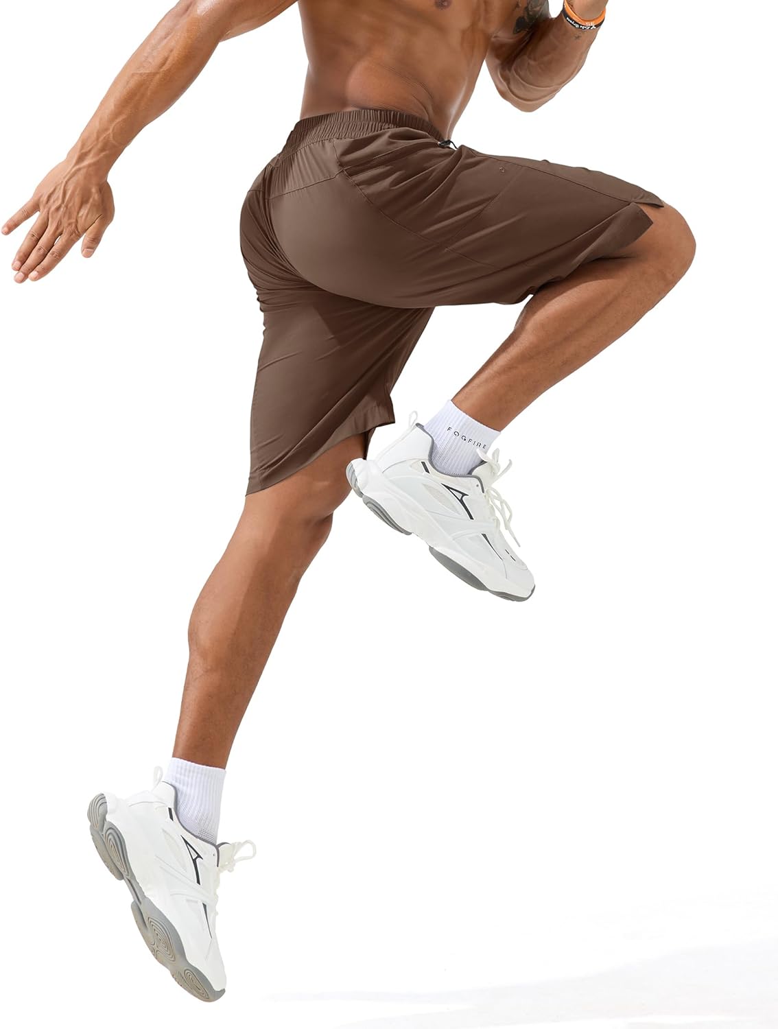 Mens Swim Trunks 7 Inch Board Shorts Bathing Suit Swimwear with Zipper Pockets No Liner Quick Dry for Beach Swimming - Image 2