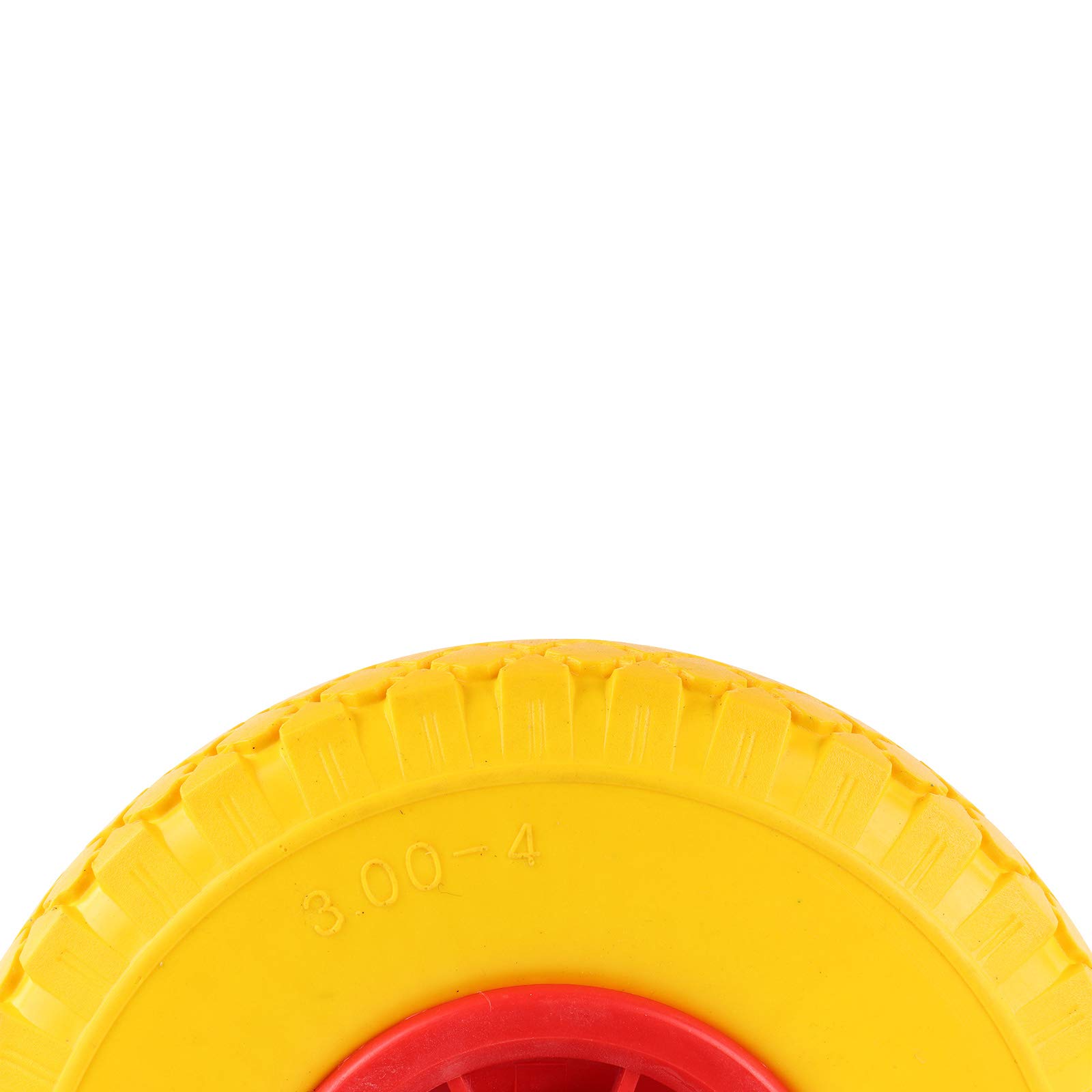 Ruota Per Carrello In Gomma Premium 250mm &ndash; Centro Plastico Rosso, Carico 275kg