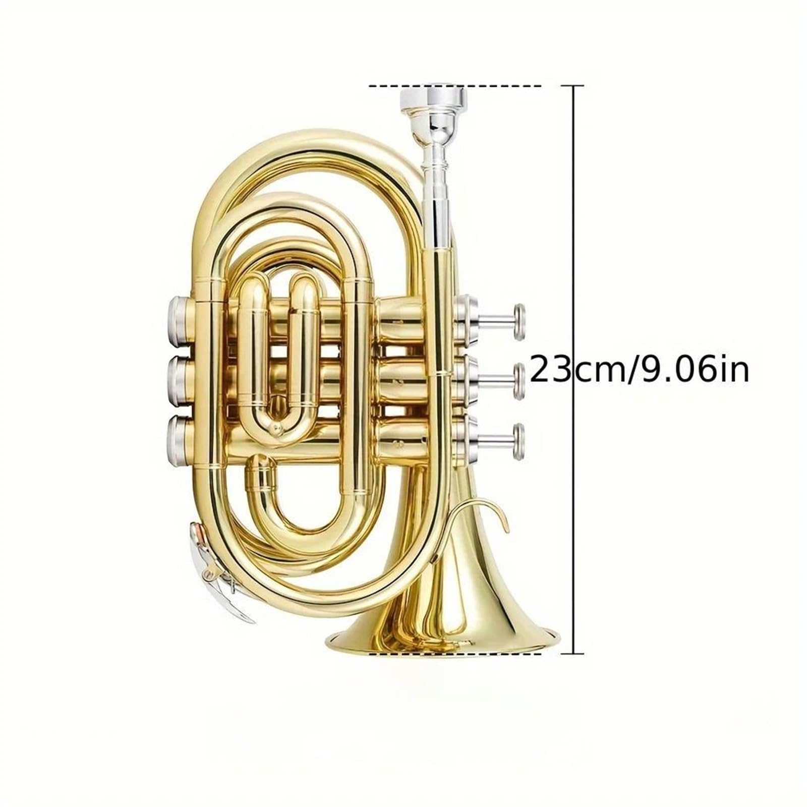 początkujących trąbka Trąbka Kieszonkowa Trąbka B-dur Numer Kieszonkowy Profesjonalna Trąbka Instrument Muzyczny Początkujący Przenośny