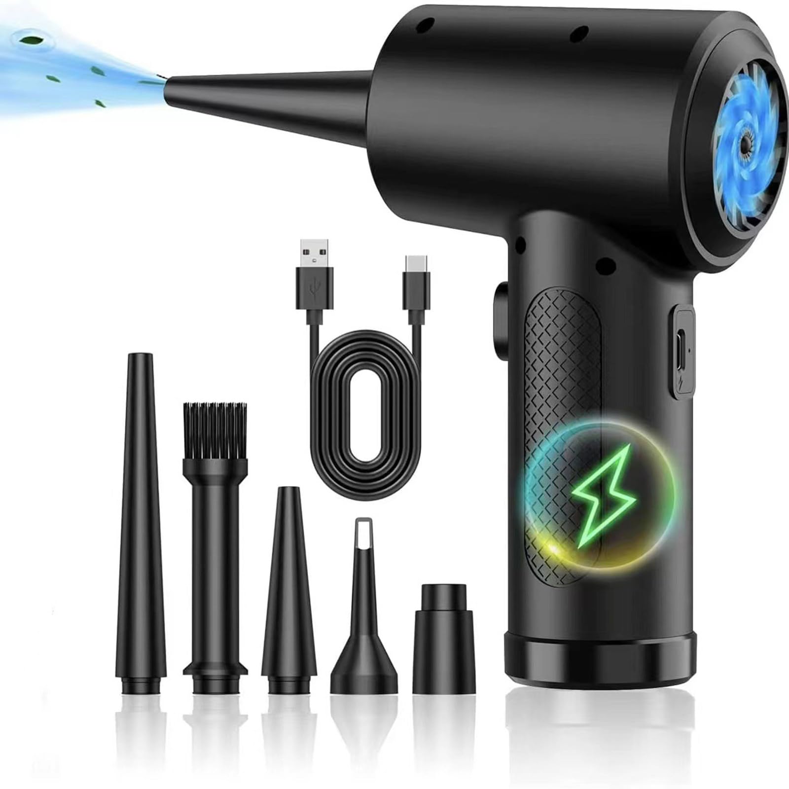 Tastiera del computer PC Auto Aria compressa Spolverino 6000mAh Batteria 51000 RPM Soffiatore cordless portatile