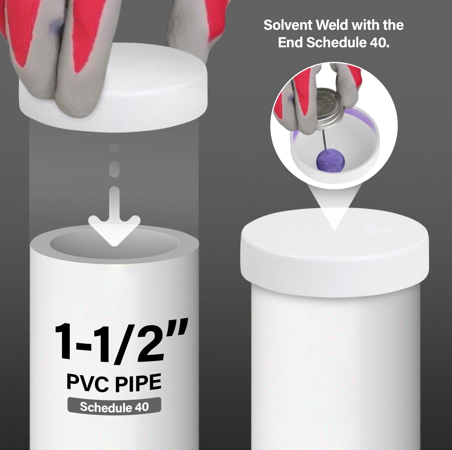 Tapas De Tanque De Billet De Soldadura Negra En La Tapa Del Cuello De Llenado Tanque De Agua De