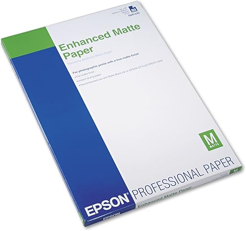 Miniatura 1 de Epson Ultra Premium - Papel de presentación mate, 10 mil, 11.75 x 16.5, blanco, paquete de 50