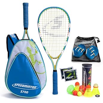 Speedminton&reg; S700 Set, Original Speed Badminton / Crossminton Allround Set, Includes 5 Speeder&reg;, Playing Area, Case