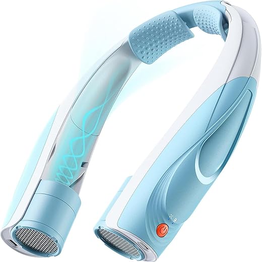 Portable Neck Fan- Hands Free Personal Fan, 6 Speeds 6000mAh Long-Lasting Battery Faster Cooling, USB-C Rechargeable, 360° Airflow, Quiet Gifts for Women Men Office Travel Outdoor