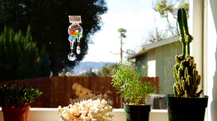 Kikkerland Rainbowmaker Cœur | Crée Des Arcs-en-Ciel Avec Cristal Swarovski | Solaire & Décoratif