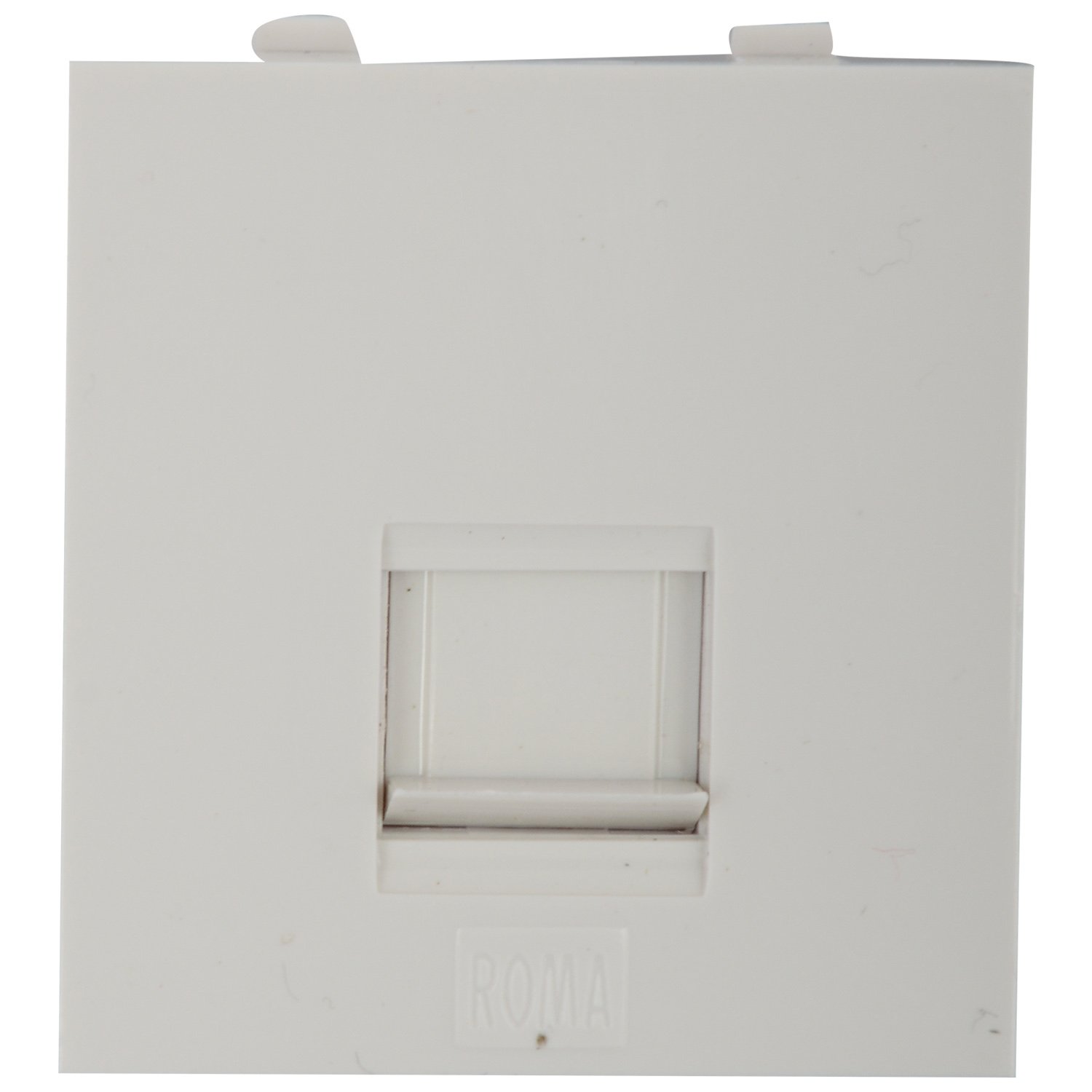 ANCHOR Roma Computer Jack with Shutter 30555, White, Standard