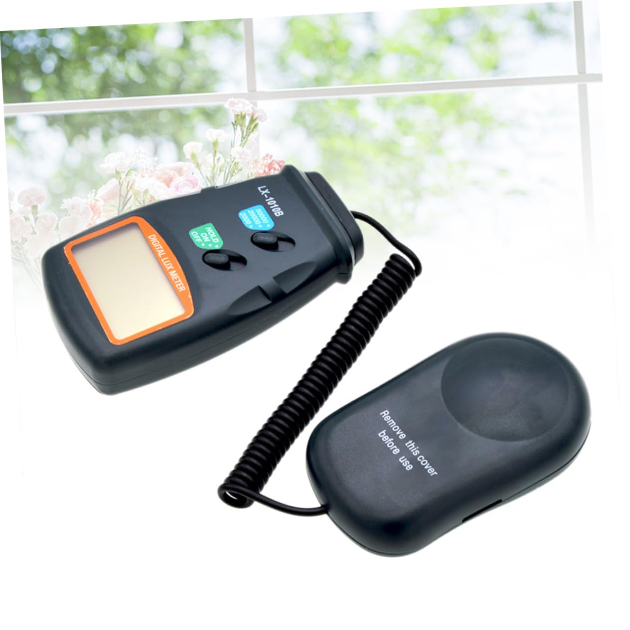 Mipcase Misuratore di Luce Portatile Lx1010b Display Digitale Lcd, Range di Misura 1-50.000 Lux, Design Compatto in Plastica Nero per Uso in Medico e Hotel