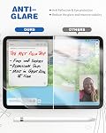 2 PACK Paperfeel Screen Protector for iPad 11th A16 2025 &10th Generation 2022(10.9 Inch), XIRON Matte PET Film for iPad 11th/10th Gen, Face ID Compatible, Anti-Glare Screen Protector, Write and Draw Like on Paper