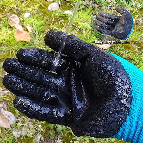 3 paia di guanti da lavoro da giardino, mani