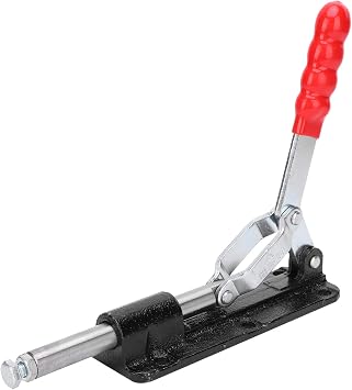 Quick Release Toggle Clamp Stroke 80 GH-36080, Push Pull Toggle Clamp Fixing Fixture, Heavy Duty Holding Capacity Plunger Stroke Clamp for Vehicle Manufacturing Welding Processing Tools