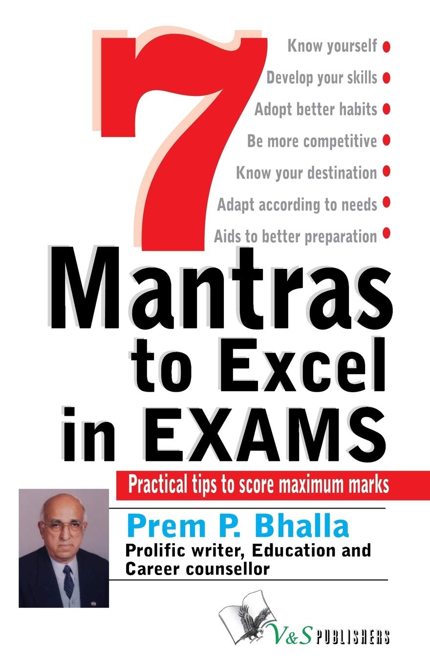 V&s Publishers 7 Mantra to Excel in Exams: Practical Tips to Score Maximum Marks
