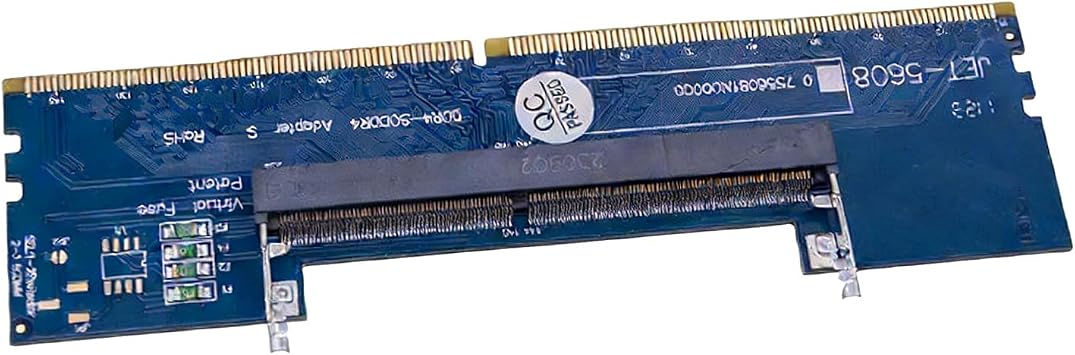 Laptop to Desktop Adapter Card DDR3 / DDR4 / DDR5 Memory Connector Memory Stick SO-DIMM to PC DIMM Computer Converters Overcurrent Protections