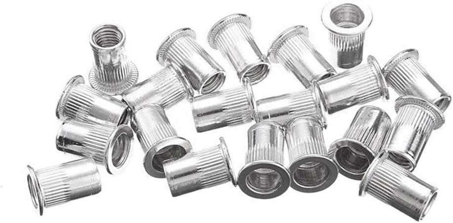 106PCS Nut Inserts Heavy Duty Rivet Repair Pop Riveter Gun Blind Rivet Hand Tool