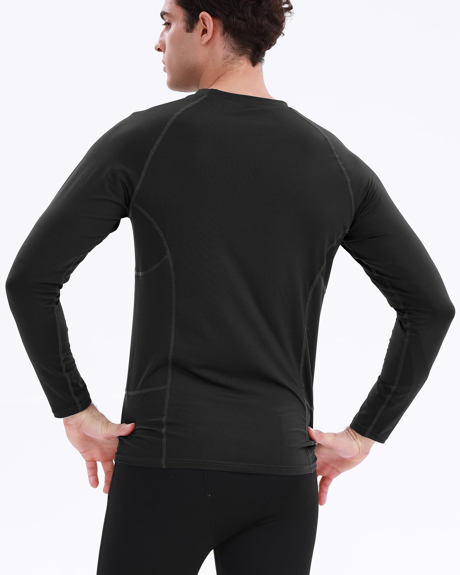 BOOMCOOL Camisetas de compresión de manga corta para hombre, camiseta deportiva de capa base, camiseta de entrenamiento atlético, paquete de 3 unidades