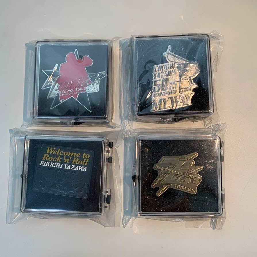 矢沢永吉 ＳS席　バッヂ　１１個 矢沢永吉 SS席 バッヂ 11個 - メルカリ