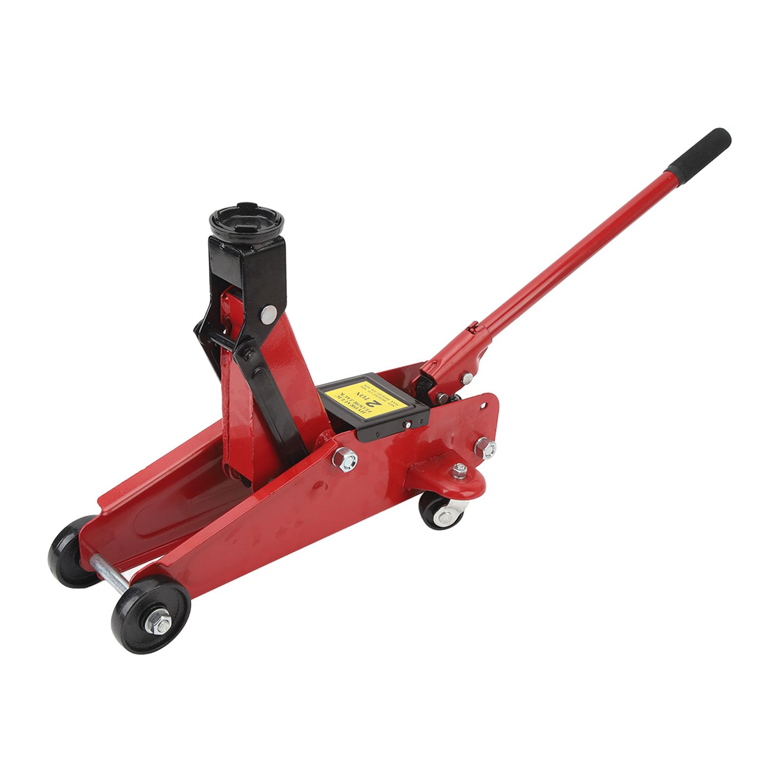 Cric idraulico a carrello 2 tonnellate, capacità 4.409,25 libbre, portata di sollevamento 135-320 mm, sollevatore per auto portatile leggero per SUV e piccoli veicoli
