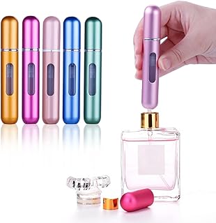 Mini Perfume Refillable Atomizer Container, 5ml/0.2oz Atomizer Bottle Travel Size Spray Bottles Refillable Perfume Fragrance Empty Spray,Atomizer Refill Scent Pump Case for Outdoor and Traveling