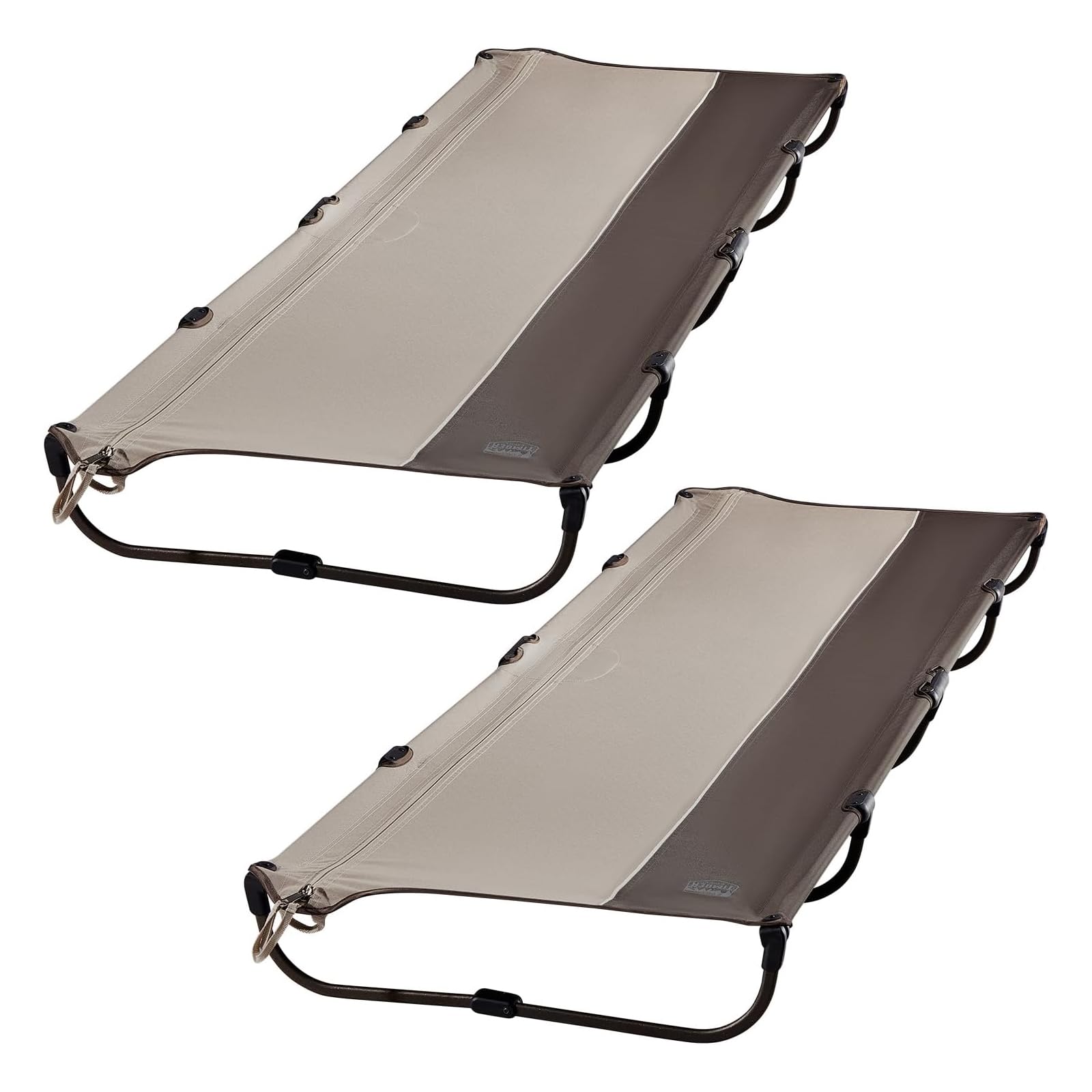 TIMBER RIDGE 20-Second Quick Set-Up Camping Cot, Aluminum Folding Cot