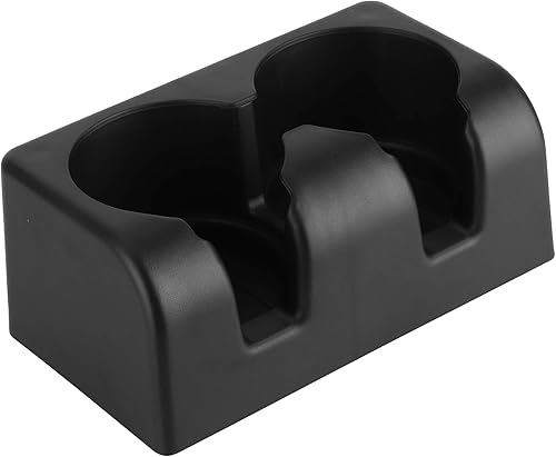 Acouto Soporte para taza de asiento de banco, inserto de portavasos doble, almacenamiento de bebidas, apto para 2004-2012, negro