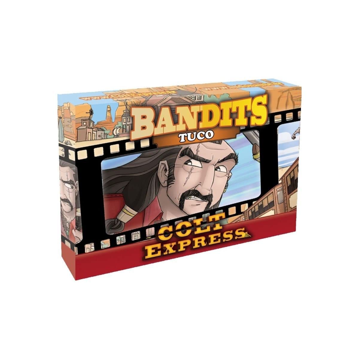 Colt Express Tuco BANDIT PACK - New Game Mode Mini-Expansion! Wild West Adventure Game, Strategy Game for Kids & Adults, Ages 10+, 2-6 Players, Made by Ludonaute