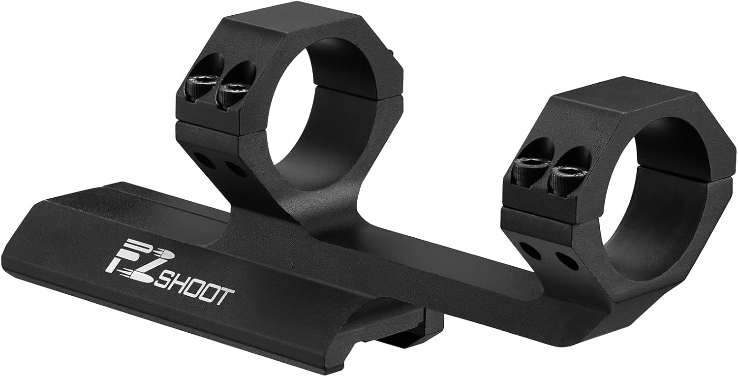 EZshoot Cantilever Offset Scope Mount 1 inch / 30mm, Dual Rings with ...