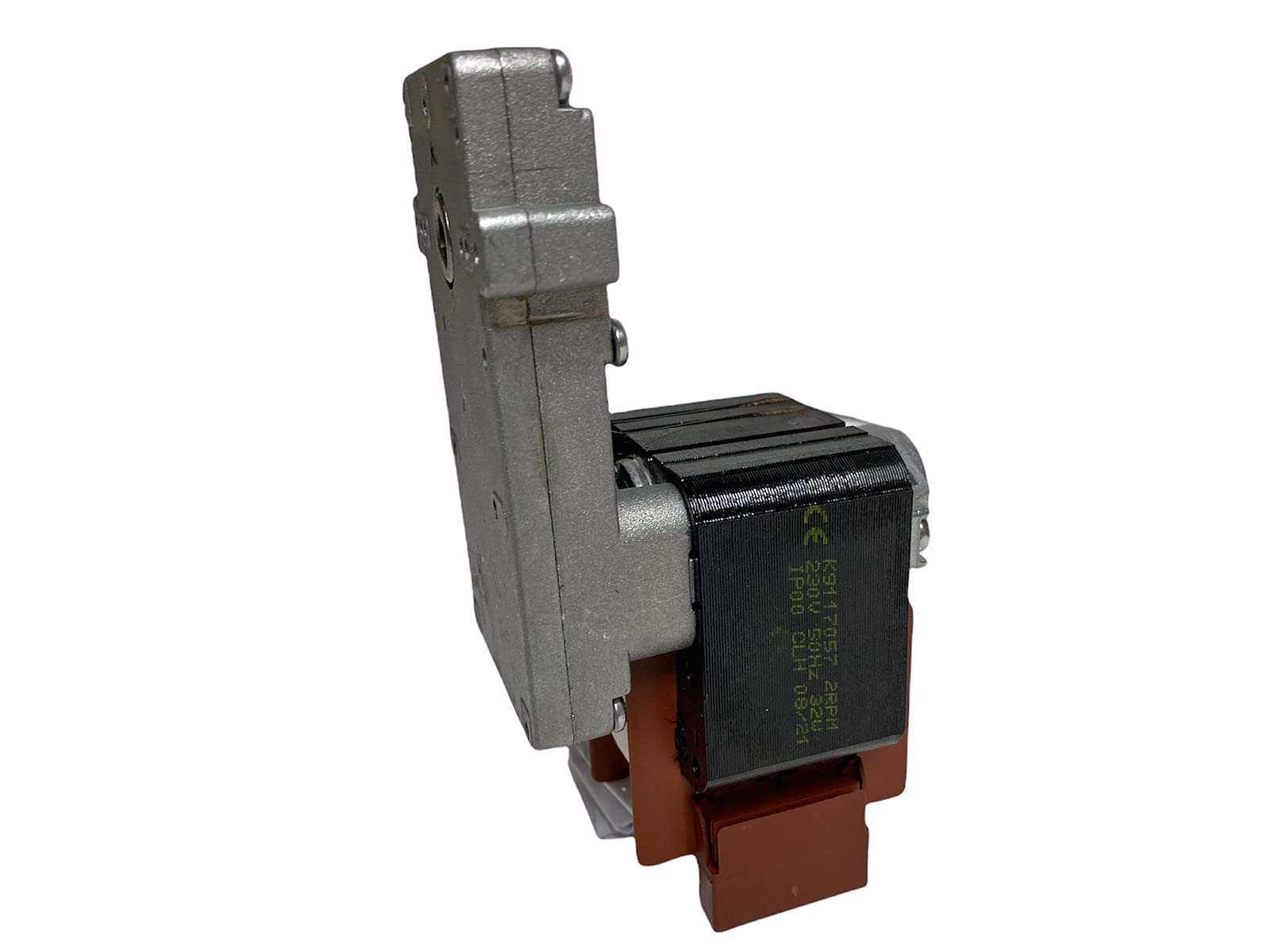 ERICAMBI, Motoriduttore K9117057 Kenta serie 911 per Stufe a Pellet, Velocità 2rpm, Pacco Lamellare 40mm, Ø Albero 8,5mm, Senso di Rotazione Antioraria, Spianatura Doppia, Edilkamin