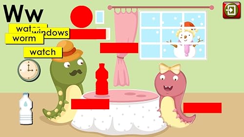 Palavra pré-escolar ABC e quebra-cabeças de imagens - ensina leitura do site e o phonics letra de al