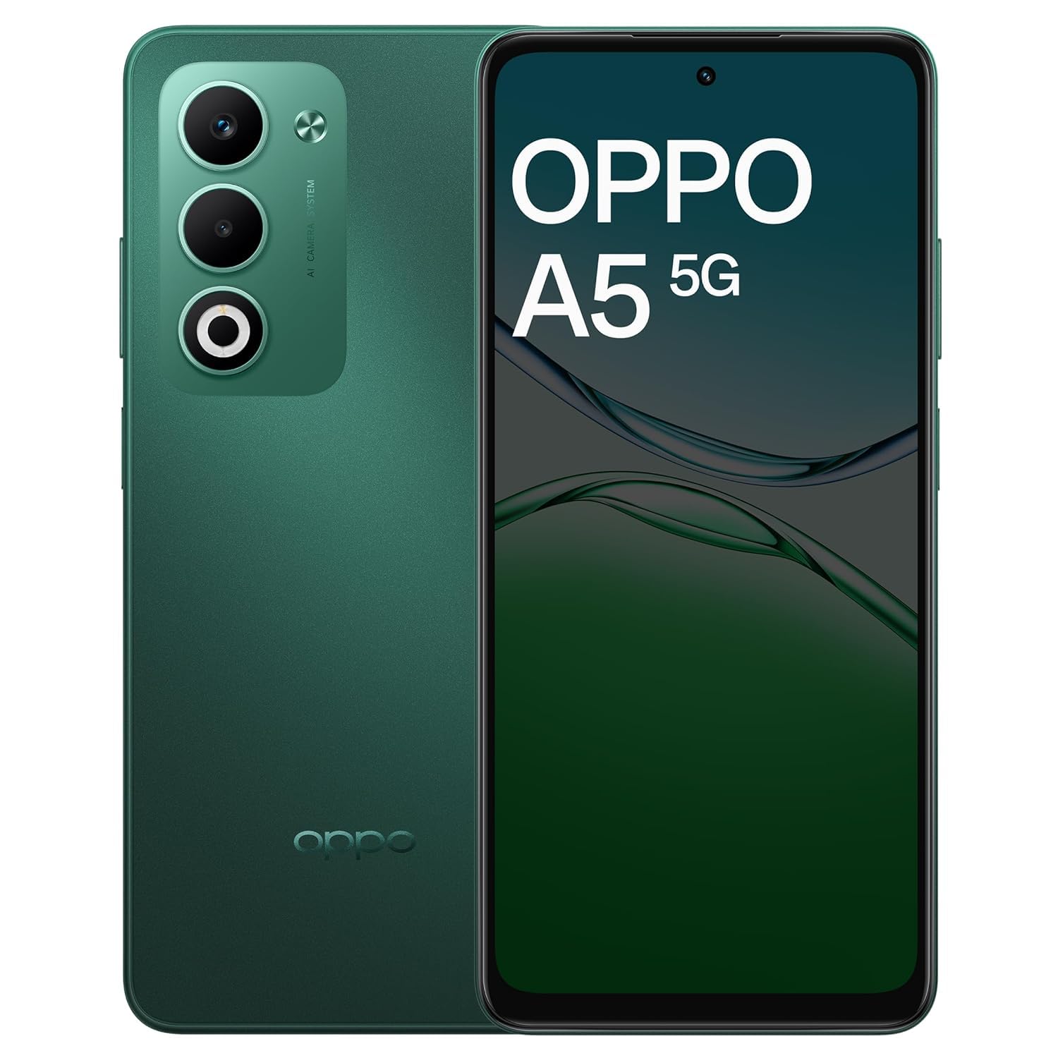 OPPO A5 5G 128GB Storage + 6GB RAM Aurora Green | 6000mAh Battery
