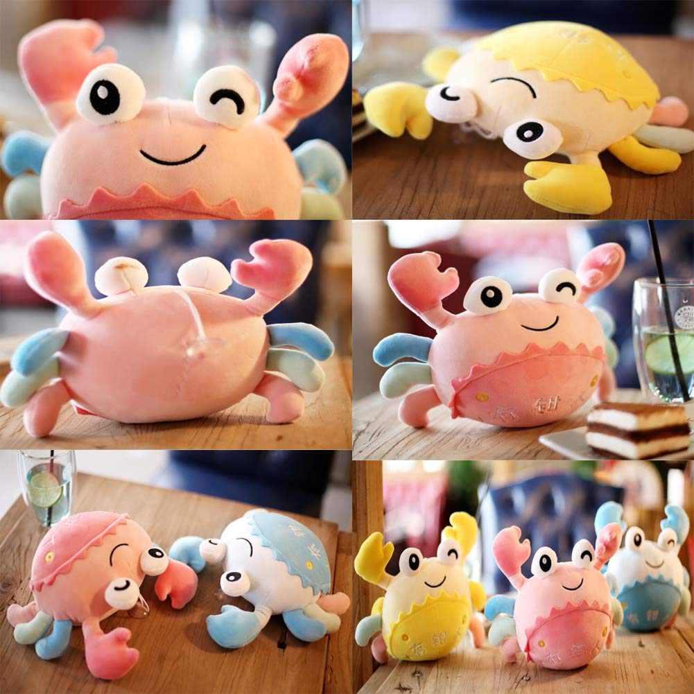 Peluche De Cangrejo Gigante – Almohada Suave De 45 Cm Para Sofá, Decoración Infantil Y Regalo Original Para Niñas