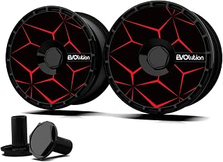 19 Inch Wheel Covers for Tesla Model Y Gemini Wheel Hubs 2020-2024, Full Coverage Hubcaps Exterior Accessories, Centers Lock Installation Rim Protector (Red Lava, Set of 4)
