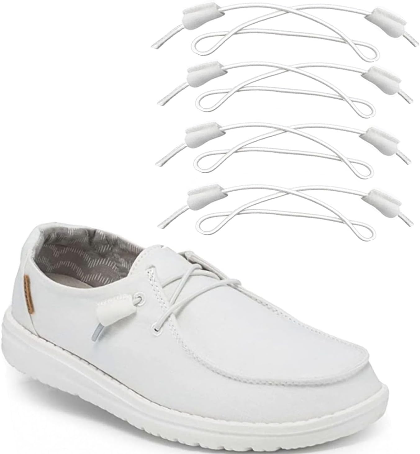 2-Pair Shoelaces Strings Replacement Laces for Hey Dude Shoes