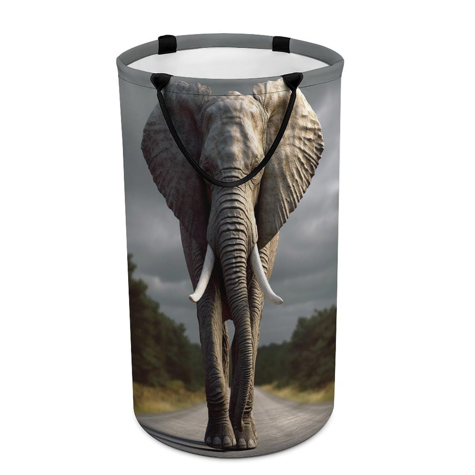 Panier à linge éléphant 3D pour ranger la chambre des enfants