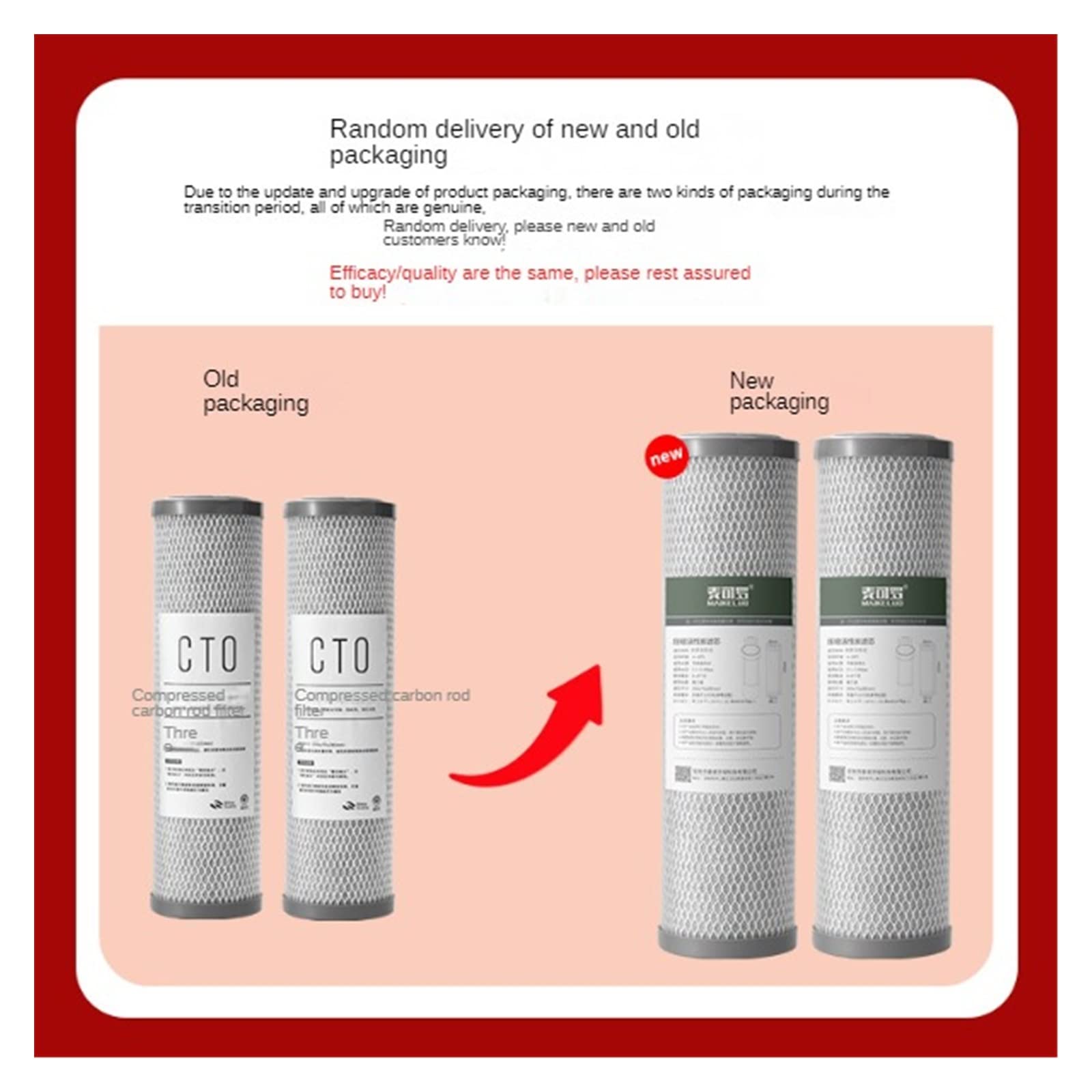 Amazon｜交換用浄水器カートリッジ、 10 インチ CTO 活性炭水