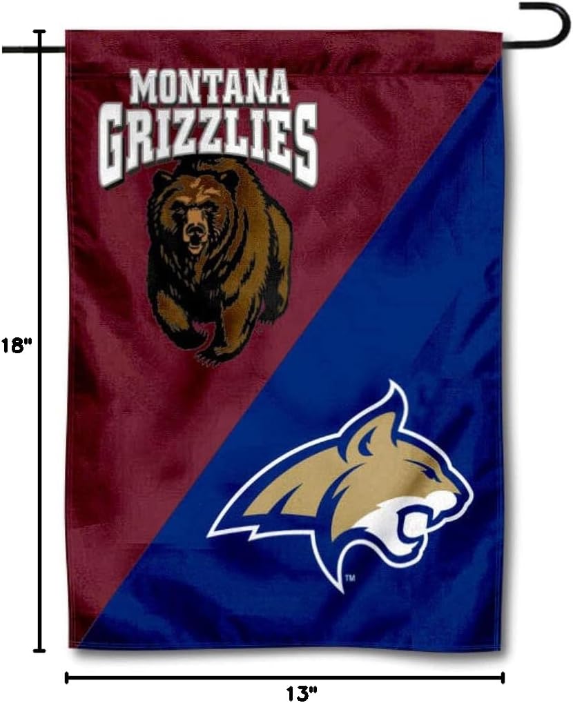 Montana vs. Montana State House Divided Garden Flag Banner